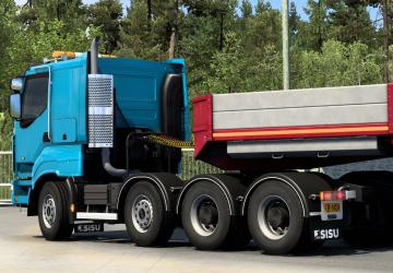 SISU R500/C500/C600 version 22.12.02 for Euro Truck Simulator 2 (v1.46.x)