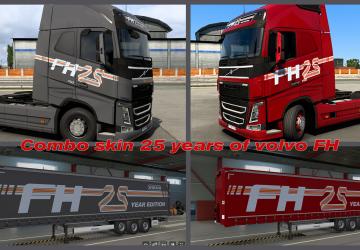 Volvo FH 25th Anniversary Skin version 1.1 for Euro Truck Simulator 2 (v1.40.x)