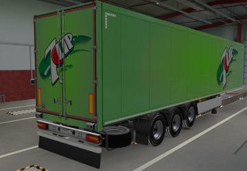 7 UP Skin for Your Trailer version 1.0 for Euro Truck Simulator 2 (v1.39.x)