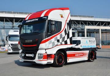 ABARTH Skin for Iveco Hi-way version 1.0 for Euro Truck Simulator 2 (v1.30.x, - 1.41.x)