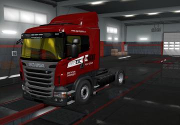 AGAT-GROUP Skin for SCANIA RJL version 1.0 for Euro Truck Simulator 2 (v1.35.x, 1.36.x)