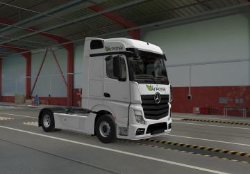 Agro Tech Skin for Mercedes Actros MP4 version 1.0 for Euro Truck Simulator 2 (v1.31.x, - 1.42.x)