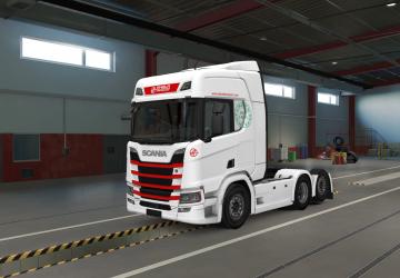 AHOLA TRANSPORT Skin version 1.0 for Euro Truck Simulator 2 (v1.36.x, 1.37.x)