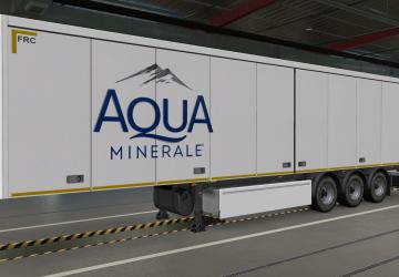 Aqua Minerale Skin for Your Trailer version 1.0 for Euro Truck Simulator 2 (v1.39.x)