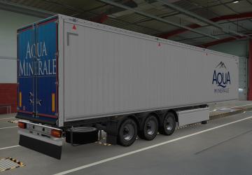 Aqua Minerale Skin for Your Trailer version 1.0 for Euro Truck Simulator 2 (v1.39.x)