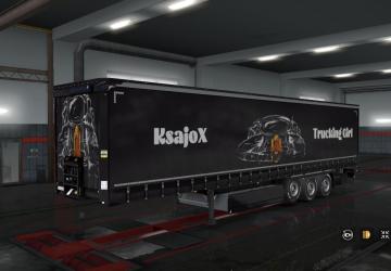 Astronautic KsajoX Skin for Krone Trailer v1.0 for Euro Truck Simulator 2 (v1.32.x, - 1.35.x)