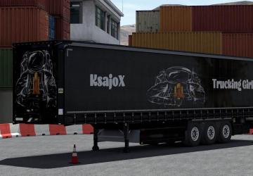 Astronautic KsajoX Skin for Krone Trailer v1.0 for Euro Truck Simulator 2 (v1.32.x, - 1.35.x)
