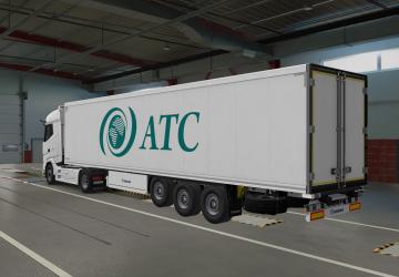 ATC Skin for Krone and Schwarzmuller version 1.1 for Euro Truck Simulator 2 (v1.38.x, - 1.41.x)