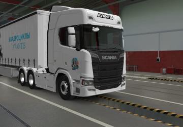 Avantis Skin + Mudguards version 1.3 for Euro Truck Simulator 2 (v1.39.x, - 1.43.x)