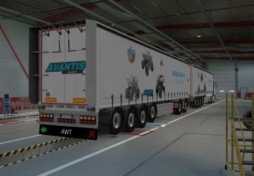 Avantis Skin + Mudguards version 1.3 for Euro Truck Simulator 2 (v1.39.x, - 1.43.x)
