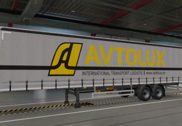 Avtolux Trailer Skin version 1.0 for Euro Truck Simulator 2 (v1.37.x, - 1.39.x)