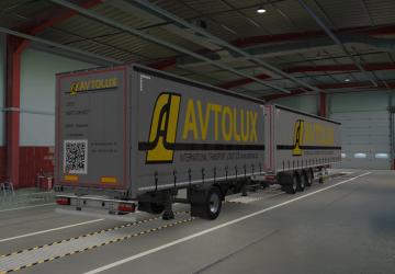 Avtolux Trailer Skin version 1.0 for Euro Truck Simulator 2 (v1.37.x, - 1.39.x)
