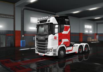 BALLYTRAIN Skin for Scania S Next Gen version 1.0 for Euro Truck Simulator 2 (v1.35.x)