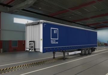 Baltic Transline Skin version 1.0 for Euro Truck Simulator 2 (v1.43.x)