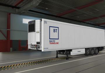 Baltic Transline Skin version 1.0 for Euro Truck Simulator 2 (v1.43.x)