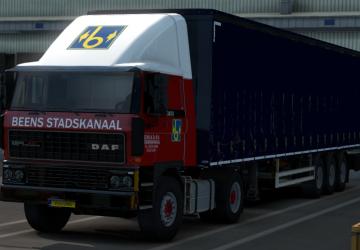 BEENS & Zn. B.V. STADSKANAAL Skin for DAF F241 v1.0 for Euro Truck Simulator 2 (v1.39.x)