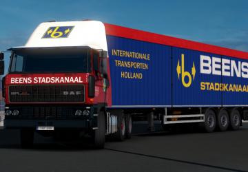 BEENS & Zn. B.V. STADSKANAAL Skin for Standard Trailers v1.0 for Euro Truck Simulator 2 (v1.39.x)