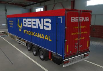 BEENS & Zn. B.V. STADSKANAAL Skin for Standard Trailers v1.0 for Euro Truck Simulator 2 (v1.39.x)