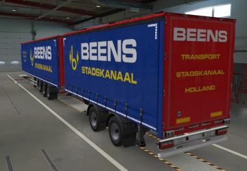 BEENS & Zn. B.V. STADSKANAAL Skin for Standard Trailers v1.0 for Euro Truck Simulator 2 (v1.39.x)