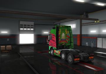 Belarus Skin for Volvo FH 2012 version 1.0 for Euro Truck Simulator 2 (v1.35.x, - 1.43.x)