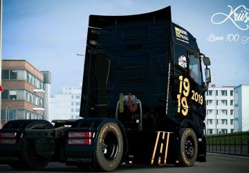 Bernis 100 Ans Skin for Renault T Range version 2.0 for Euro Truck Simulator 2 (v1.35.x, 1.36.x)
