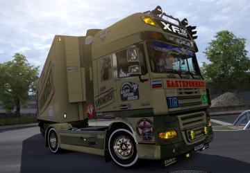 Ammunition Skin for DAF XF105 and Schwarzmuller v1.0 for Euro Truck Simulator 2 (v1.35.x, - 1.37.x)