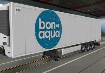 Bon Aqua Skin for Your Trailer version 1.0 for Euro Truck Simulator 2 (v1.39.x)