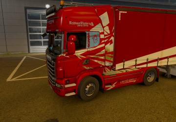Brilliant Victory Skin for Scania R version 1.0 for Euro Truck Simulator 2 (v1.35.x, - 1.42.x)