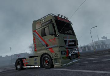 Buck Transporte Skin for MAN TGX Reworked by MADSter v1.0 for Euro Truck Simulator 2 (v1.35.x, 1.36.x)