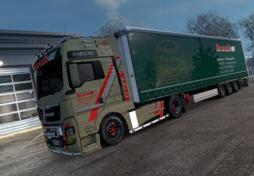 Buck Transporte Skin for MAN TGX Reworked by MADSter v1.0 for Euro Truck Simulator 2 (v1.35.x, 1.36.x)