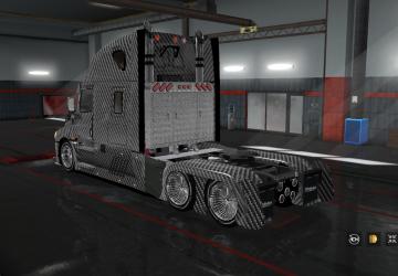 Carbon Skin for Freightliner Cascadia 2018 v1.0 for Euro Truck Simulator 2 (v1.32.x, - 1.34.x)