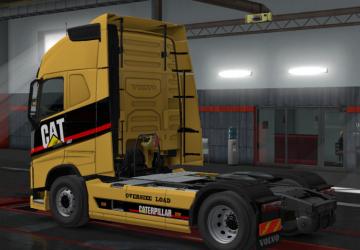 Caterpillar Skin for Volvo 2012 version 1.0 for Euro Truck Simulator 2 (v1.7.x, - 1.36.x)