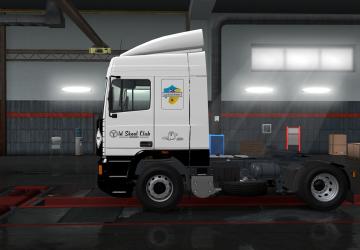 Black and White Skin for DAF 95 ATI version 1.0 for Euro Truck Simulator 2 (v1.35.x, 1.36.x)