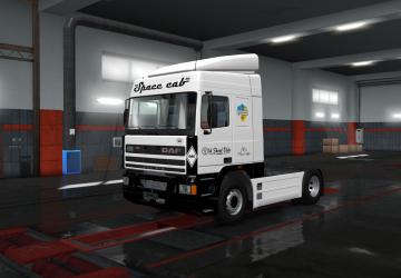 Black and White Skin for DAF 95 ATI version 1.0 for Euro Truck Simulator 2 (v1.35.x, 1.36.x)