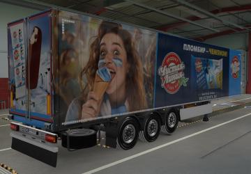 Clean Line Skin for Your Trailer version 1.0 for Euro Truck Simulator 2 (v1.38.x)