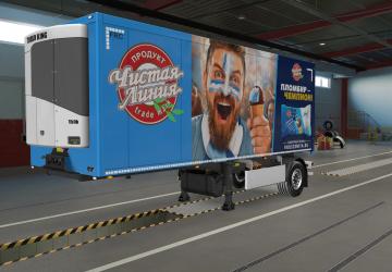 Clean Line Skin for Your Trailer version 1.0 for Euro Truck Simulator 2 (v1.38.x)