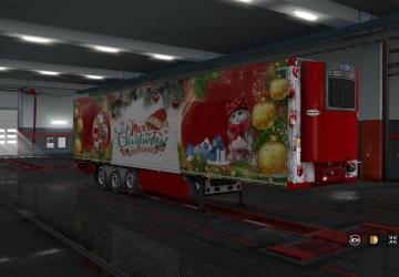 Christmas Skin for Krone Trailer version 1.0 for Euro Truck Simulator 2 (v1.32.x, - 1.36.x)