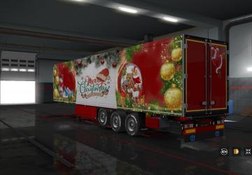 Christmas Skin for Krone Trailer version 1.0 for Euro Truck Simulator 2 (v1.32.x, - 1.36.x)