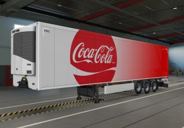 Coca-Cola Skin for Your Trailer version 1.0 for Euro Truck Simulator 2 (v1.39.x)