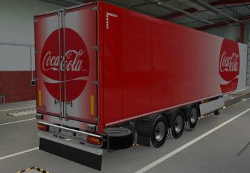 Coca-Cola Skin for Your Trailer version 1.0 for Euro Truck Simulator 2 (v1.39.x)