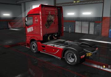 Coca Cola Summer 2019 Skin for Mercedes Benz Actros MP4 v1.0 for Euro Truck Simulator 2 (v1.28.x, - 1.35.x)