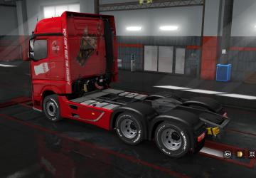 Coca Cola Summer 2019 Skin for Mercedes Benz Actros MP4 v1.0 for Euro Truck Simulator 2 (v1.28.x, - 1.35.x)