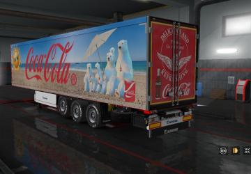 Coca Cola Summer 2019 Skin for Krone Trailer v1.0 for Euro Truck Simulator 2 (v1.32.x, - 1.35.x)