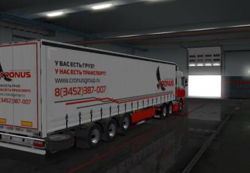 Cronus Skin for Personal Trailer version 1.0 for Euro Truck Simulator 2 (v1.32.x, - 1.36.x)