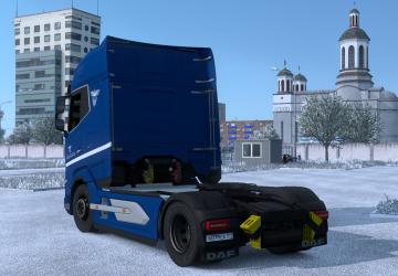 Skin DAF 2021 SP version 1.0 for Euro Truck Simulator 2 (v1.43.x)