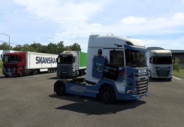 Skin DAF 2021 VK version 1.0 for Euro Truck Simulator 2 (v1.42.x)