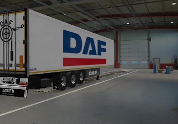 DAF Skin for Schmitz S.KO Reconstructed Trailer v1.0 for Euro Truck Simulator 2 (v1.35.x, - 1.38.x)