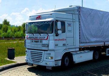 DAF XF 105 Skin Privolzhe Group version 1.0 for Euro Truck Simulator 2 (v1.40.x)
