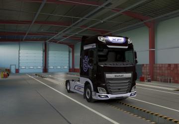 DAF XF Euro Blue Skin version 1.1 for Euro Truck Simulator 2 (v1.41.x)