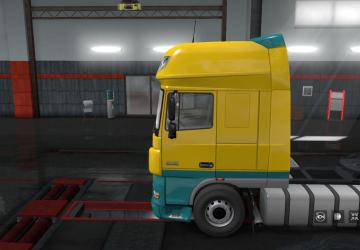 Dark Green Skin for DAF XF 105 version 1.0 for Euro Truck Simulator 2 (v1.32.x, - 1.35.x)